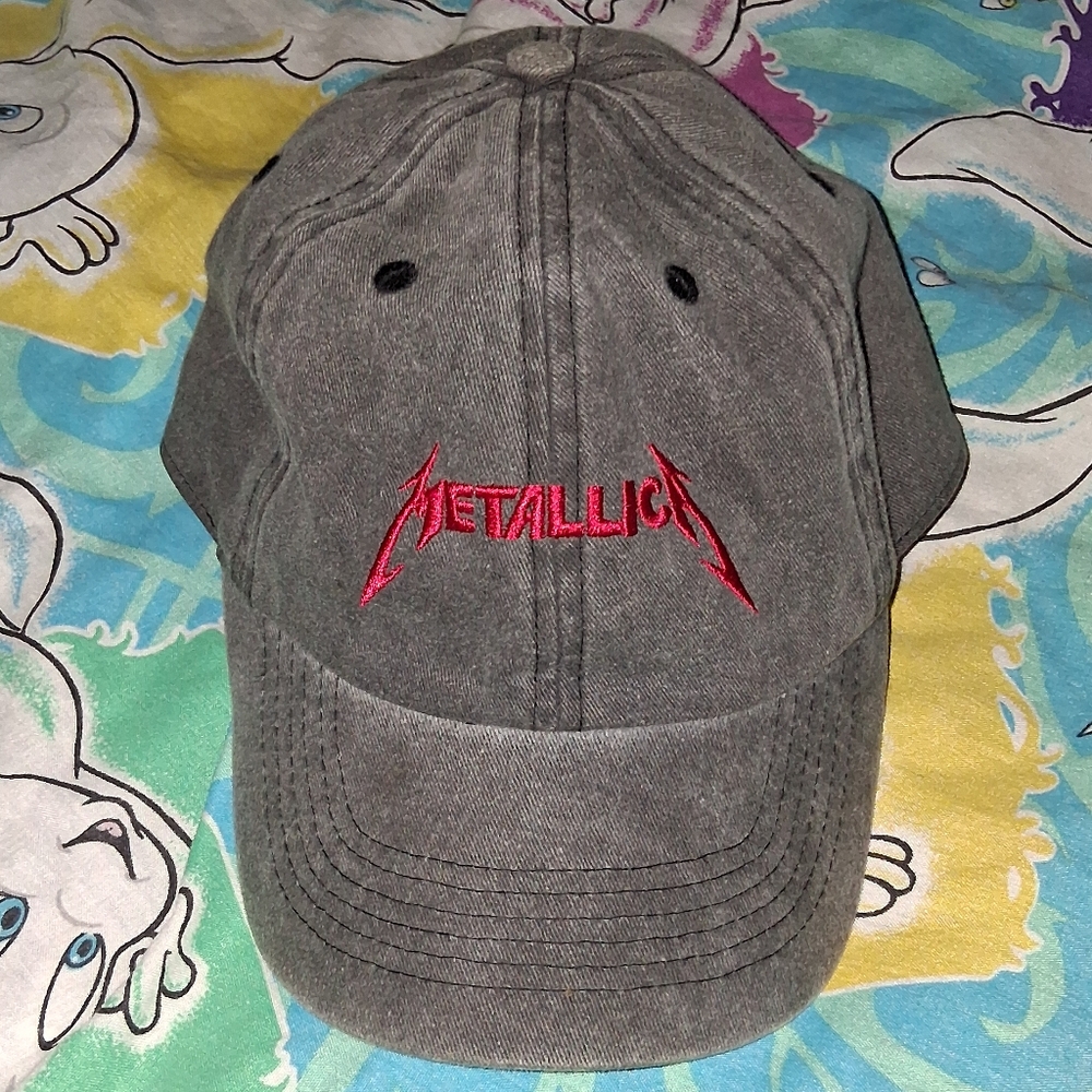 2016 Metallica Faded Dad Cap Hat Concert Metal Rock Pantera